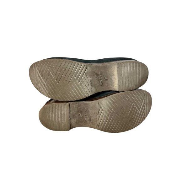 Dansko Beatrice Black Leather Mary Jane Comfort Clogs Women’s 41 (10.5-11) Round - Picture 9 of 10